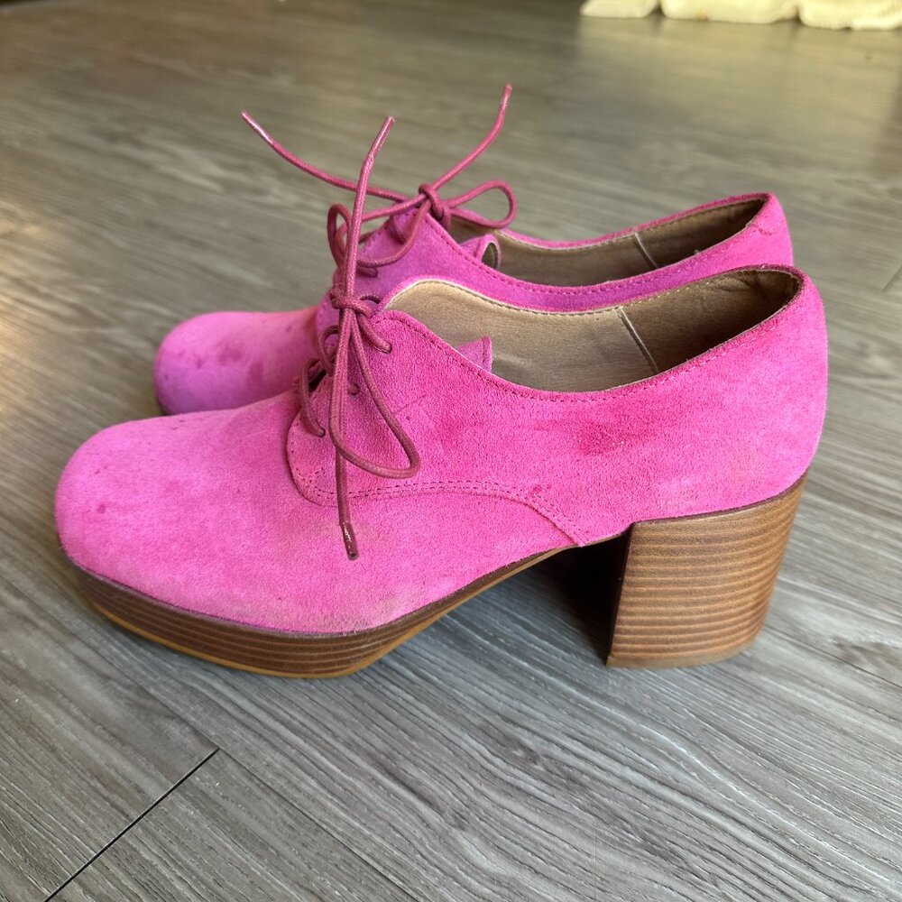 Intentionally Blank | Pink Albany Platform Loafers Size 38 / 7 - Picture 3 of 4